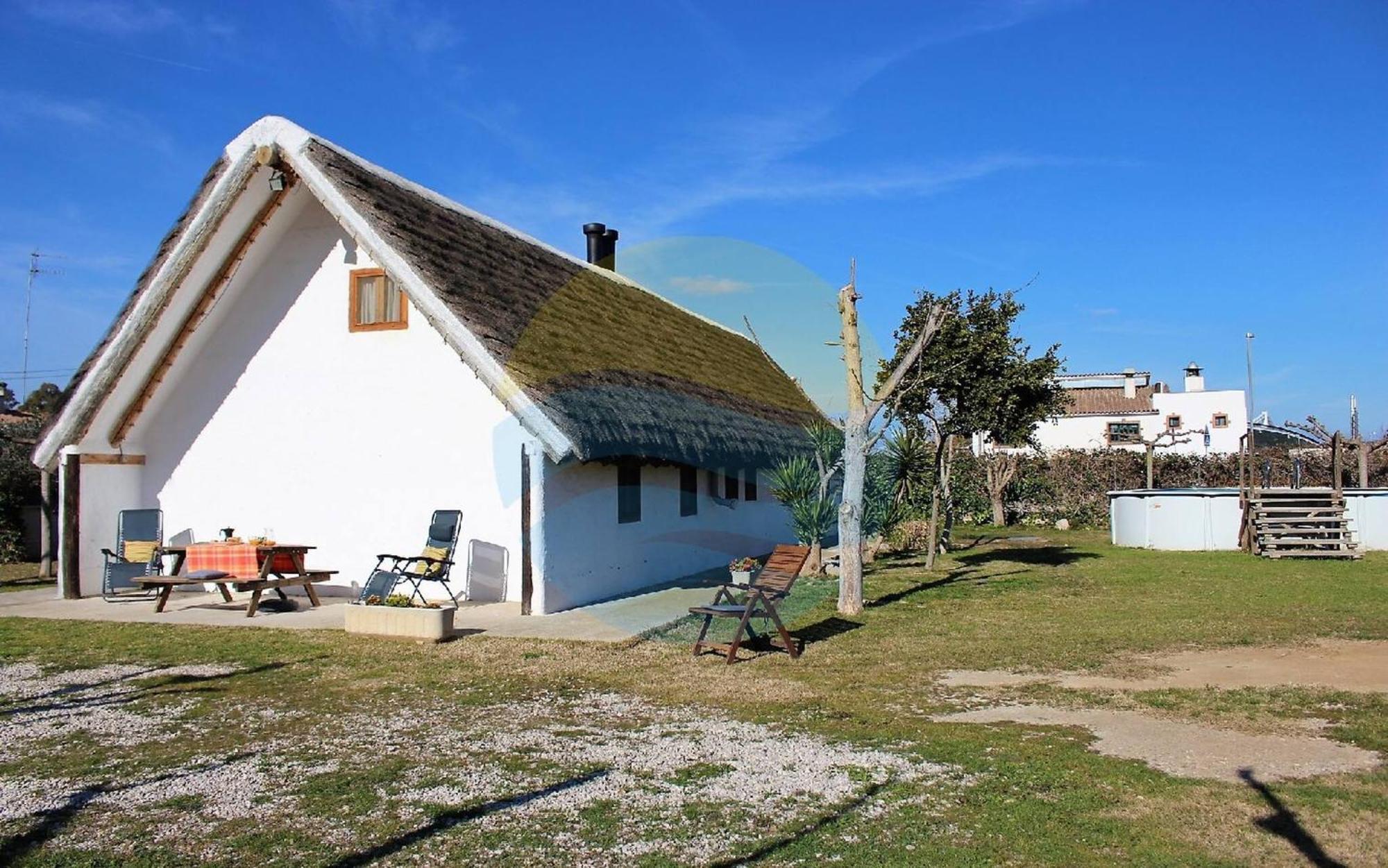 Barraca Tipica Del Delta, Con Piscina, Jardin Y Barbacoa - Deltavacaciones Villa Sant Jaume d'Enveja Luaran gambar